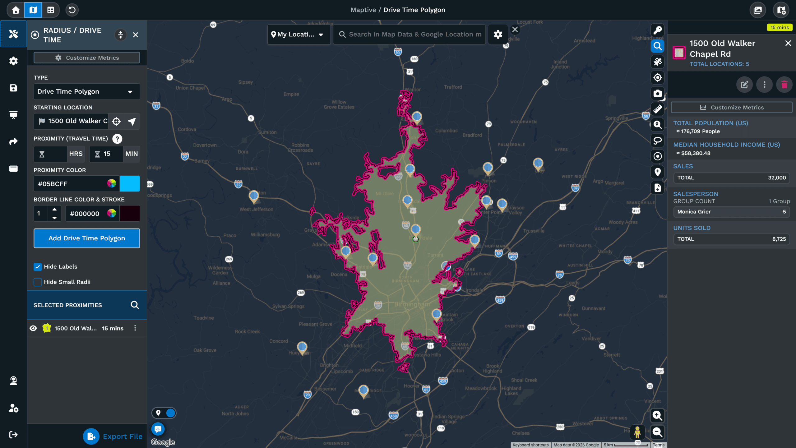 Layer Census Data Under Field Data