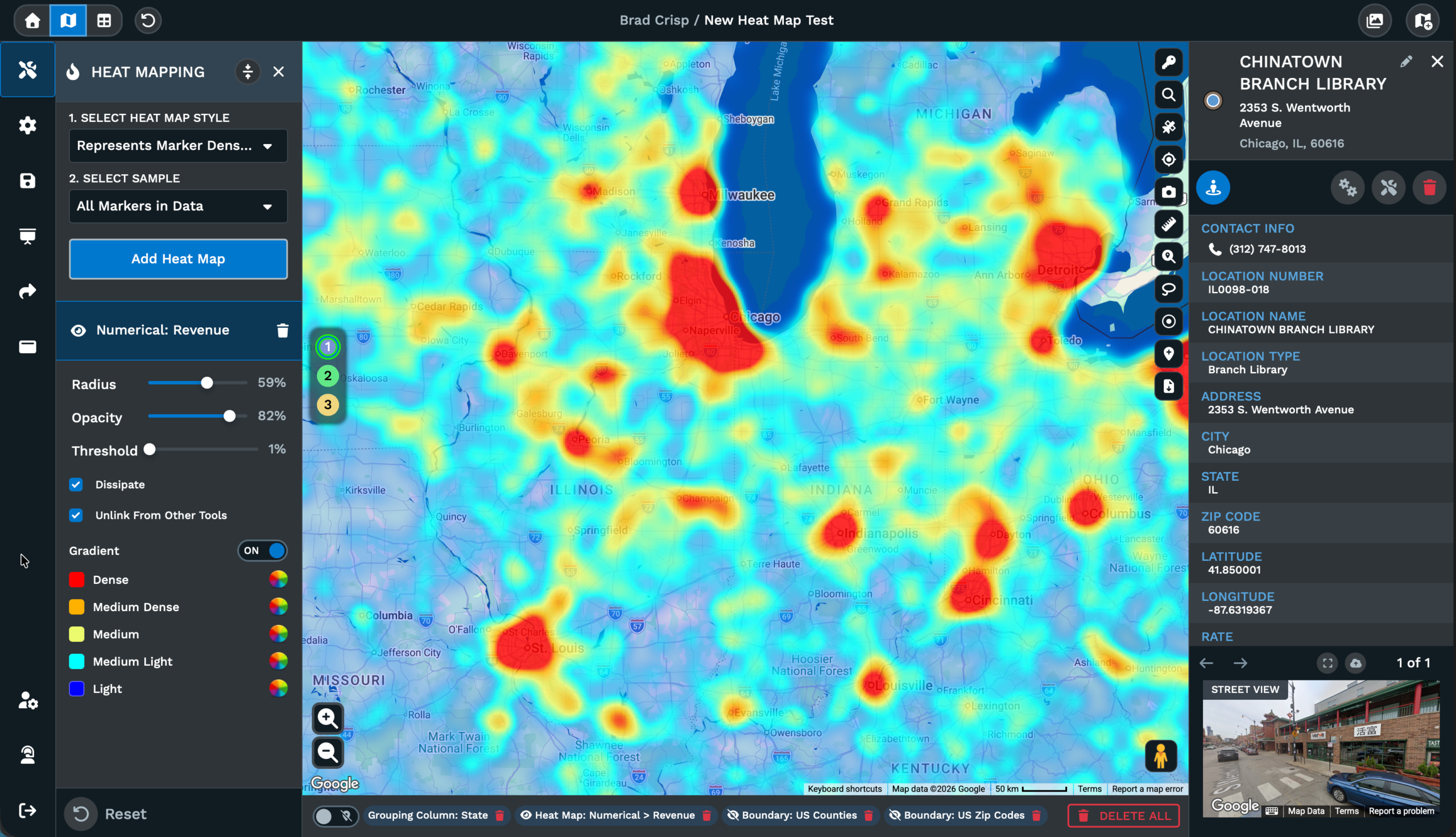 Heat Maps of Campaign Response