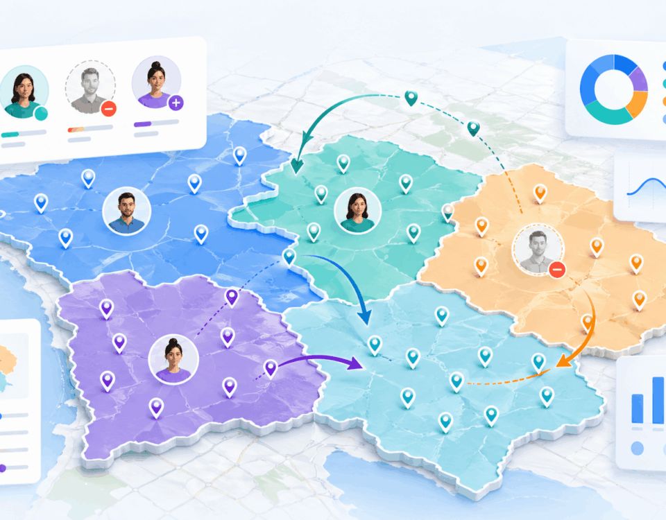 How to Rebalance Sales Territories After a Team Change