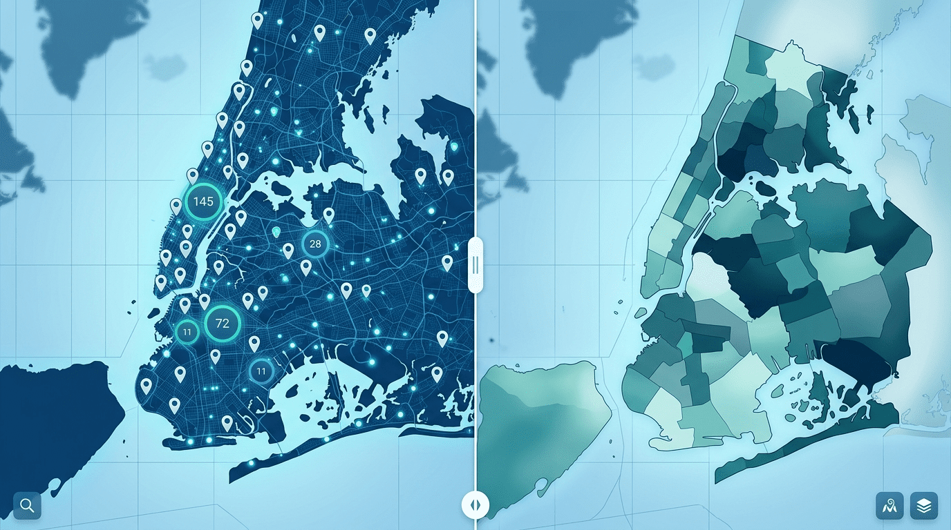 Cluster vs Choropleth: Points, Not Regions