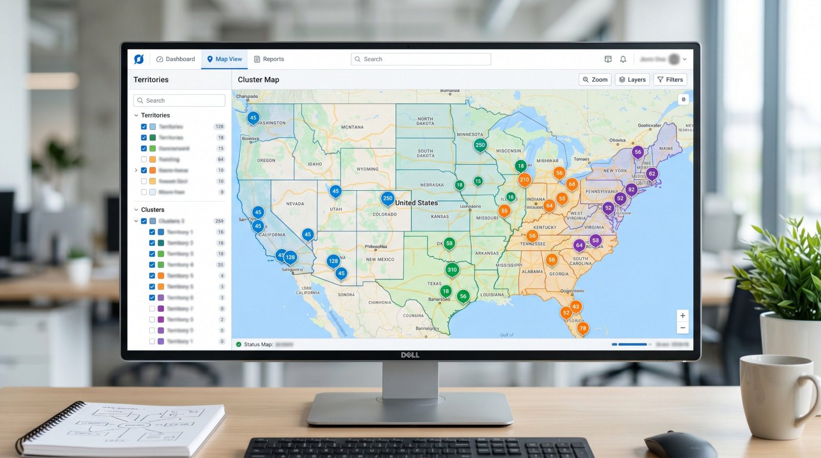 Cluster Maps: What They Are and How They Work — Maptive featured image.