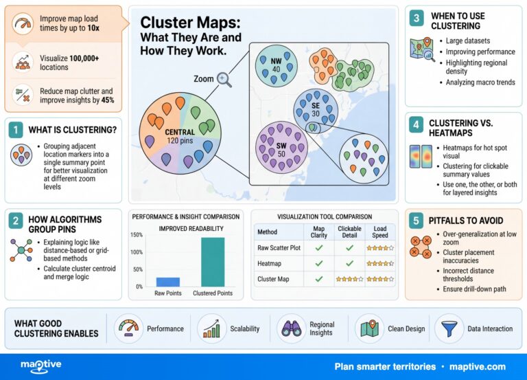 Cluster Maps: How Pin Grouping Works