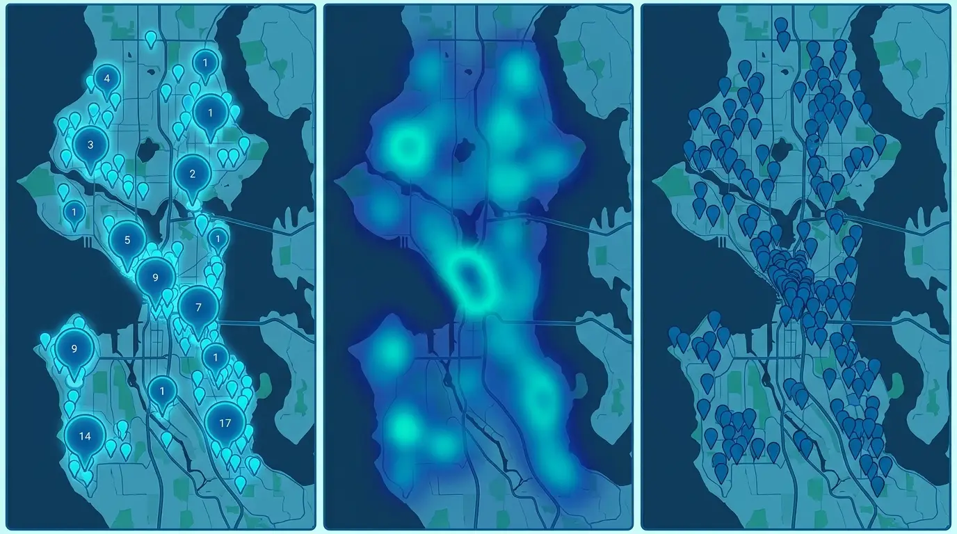 When to Cluster, When to Heat-Map, and When to Do Neither