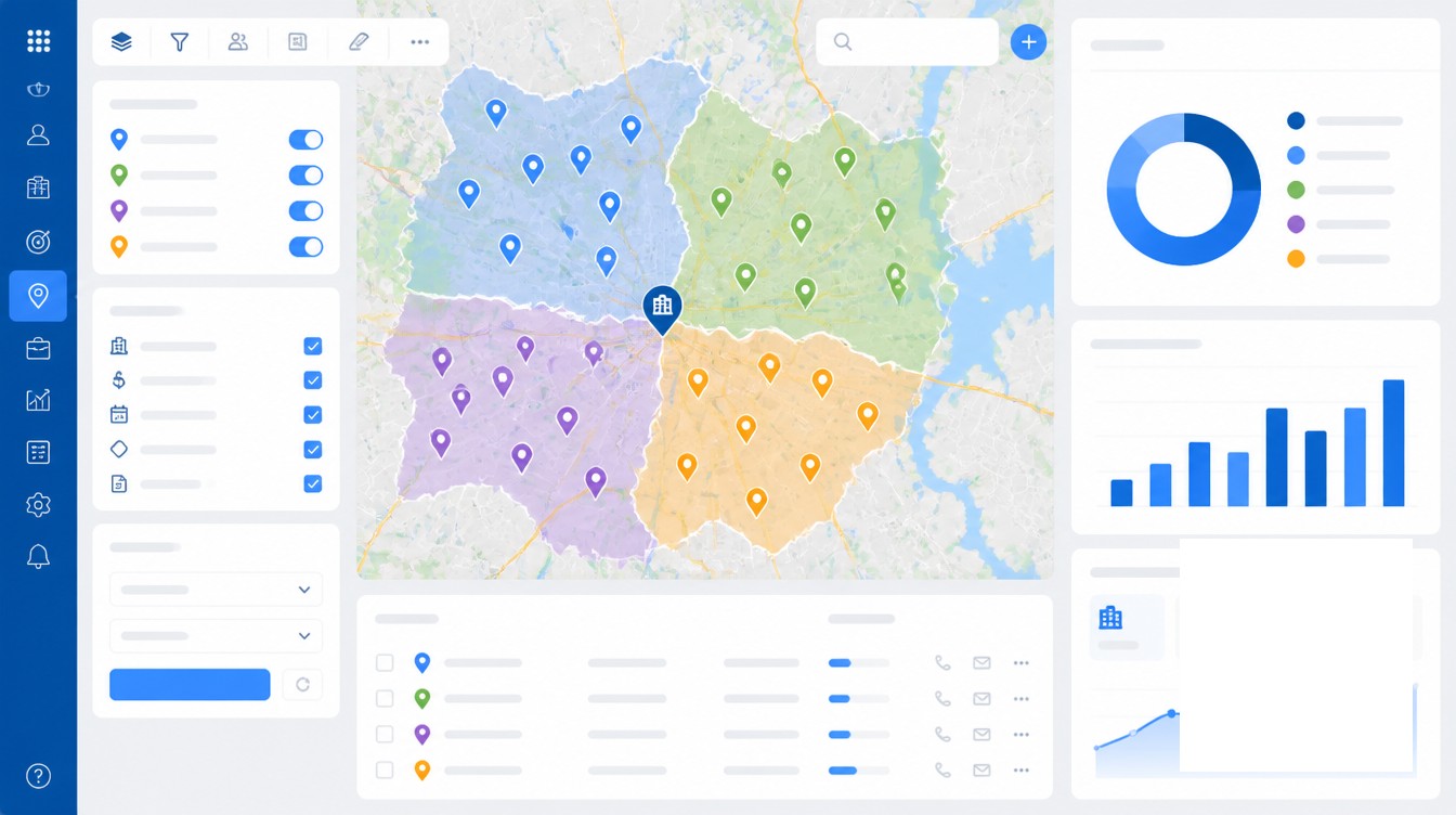 What Native CRM Map Views Actually Do visual for crm and mapping software: why connected data wins.