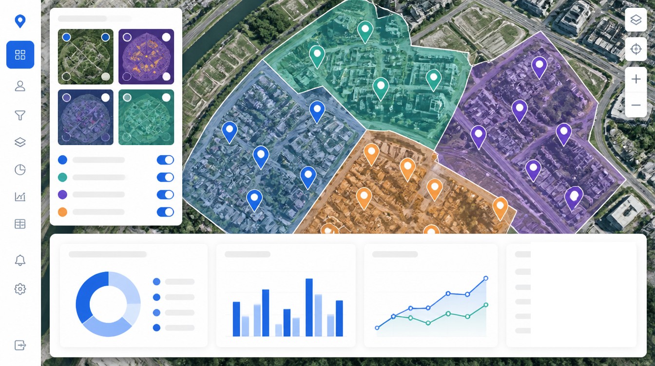 Computer Vision on Aerial and Satellite Imagery visual for how ai is changing location intelligence in 2026.