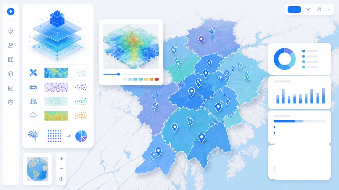 Foundation Models for Geospatial Data visual for how ai is changing location intelligence in 2026.
