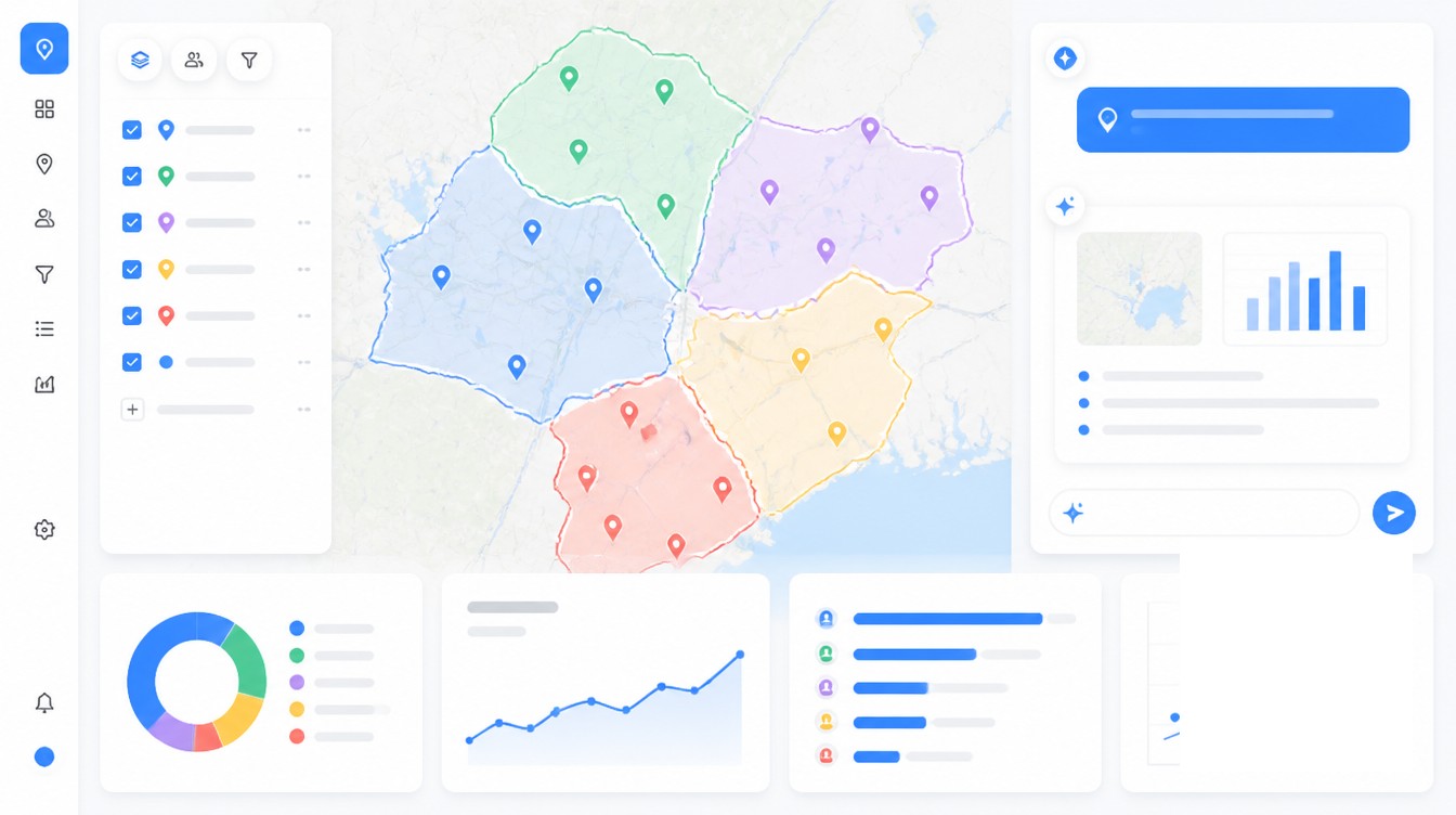 Generative AI and Natural-Language Querying visual for how ai is changing location intelligence in 2026.