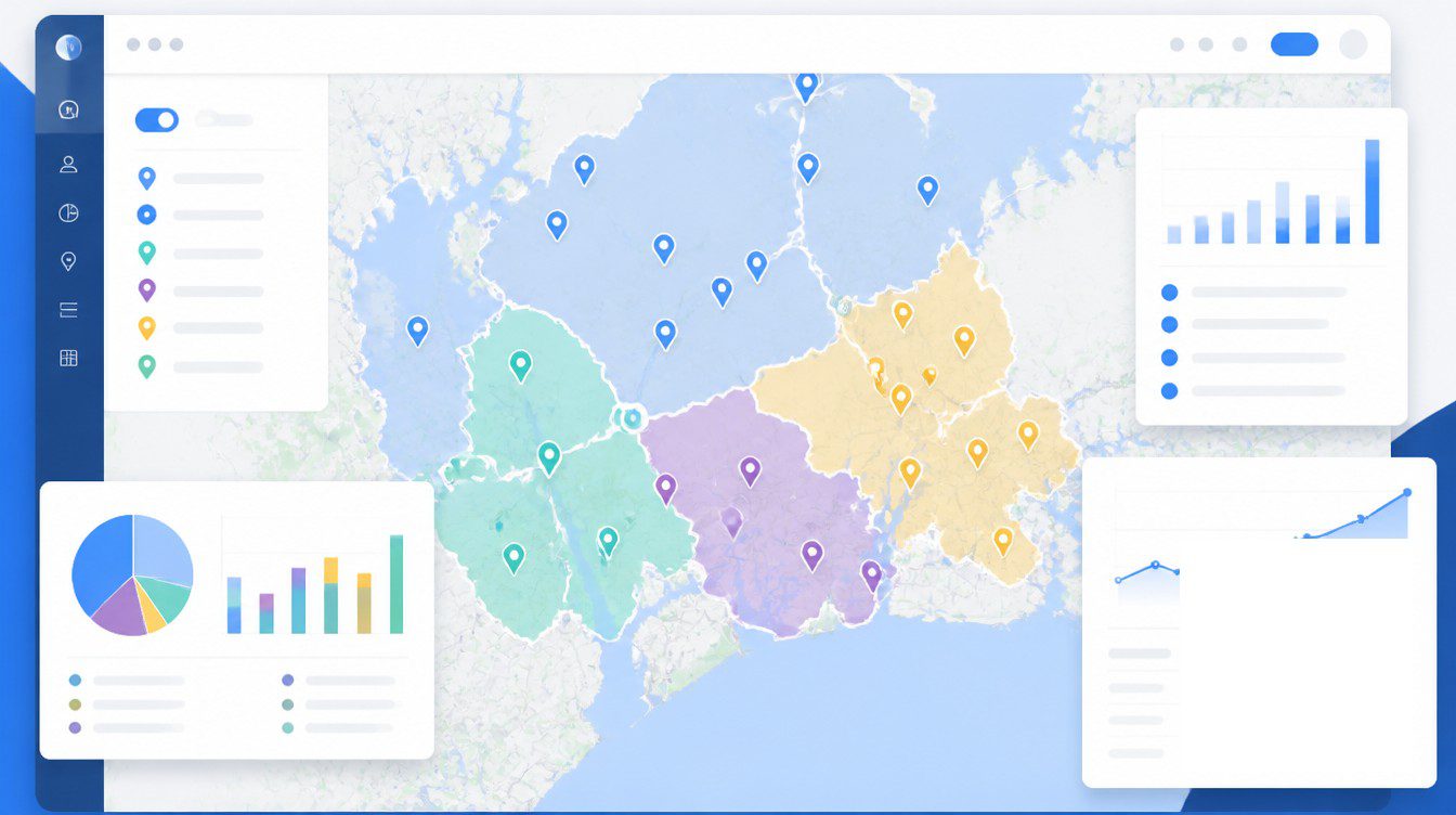 How to Build a Business Case for Territory Restructuring featured image with clean mapping and analytics visuals.