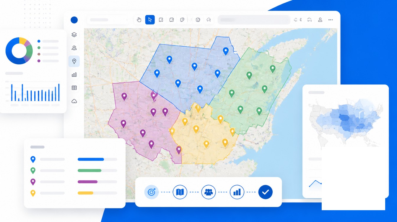 How to Build a Location Intelligence Strategy for Your Organization featured image with clean mapping and analytics visuals.