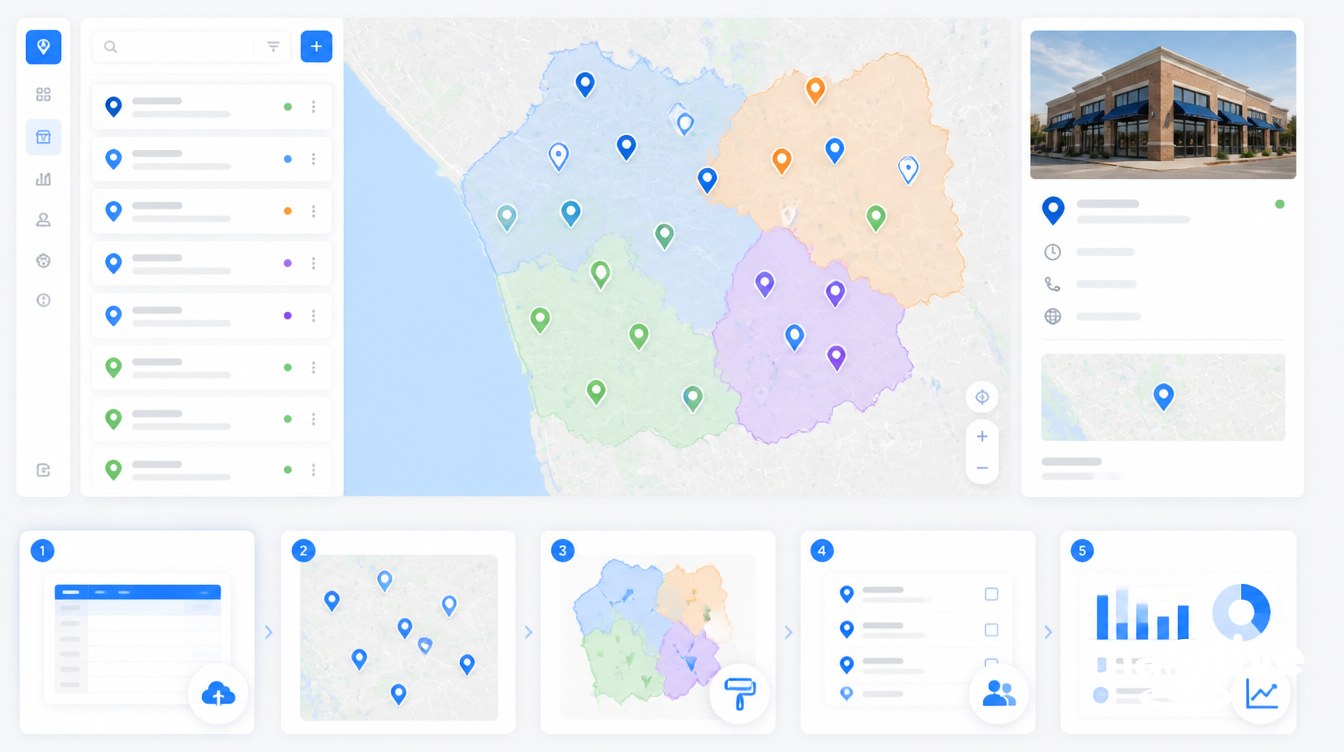 Anatomy of a Locator That Converts visual for how to build a store locator for your franchise website.