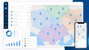 How to Build a Store Locator for Your Franchise Website featured image with clean mapping and analytics visuals.