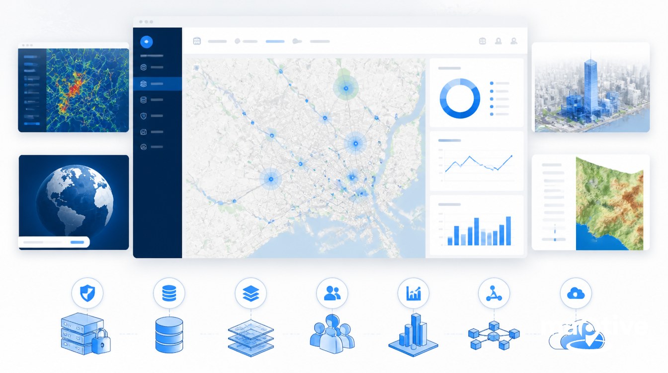When Enterprise GIS Is the Right Choice visual for how to choose between enterprise gis and business mapping software.