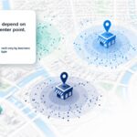 How to Count the Customers Within Miles of Every Branch featured image with article-specific Maptive insight and data callouts.