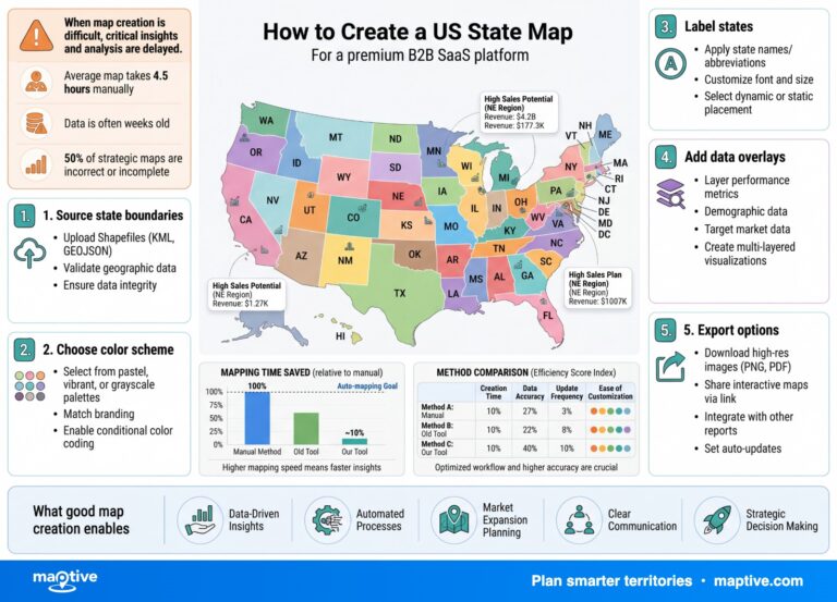Corrected State Map How to Create a US State Map From Data