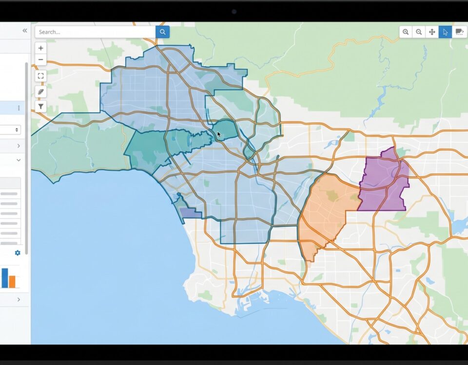 How to Display City Boundaries on a Map — Maptive featured image.