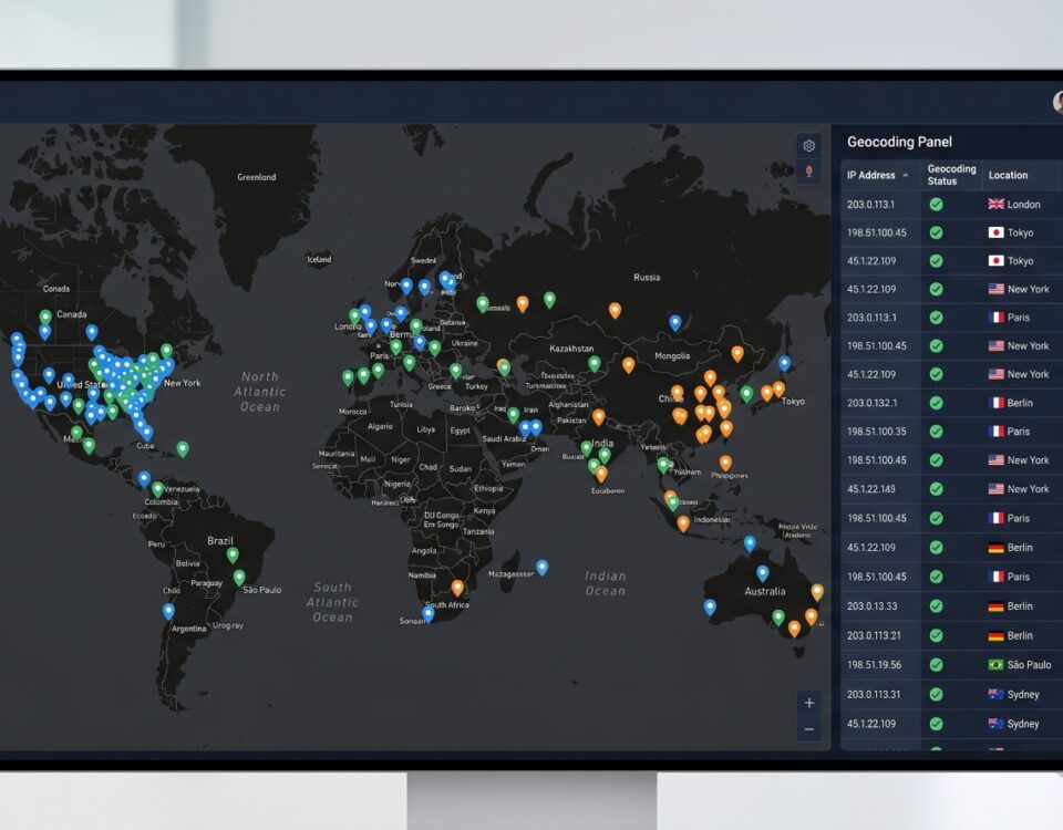 How to Map IP Addresses in Bulk by Geocoding — Maptive featured image.