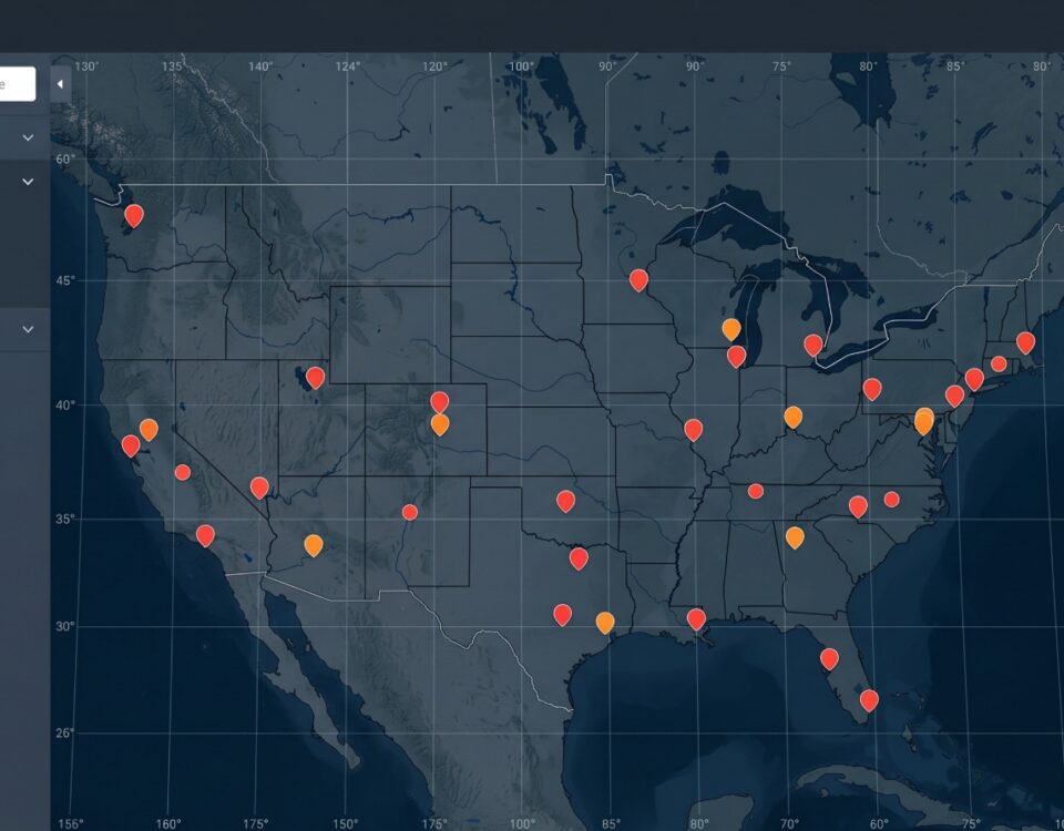 How to Plot Latitude and Longitude Coordinates on a Map — Maptive featured image.