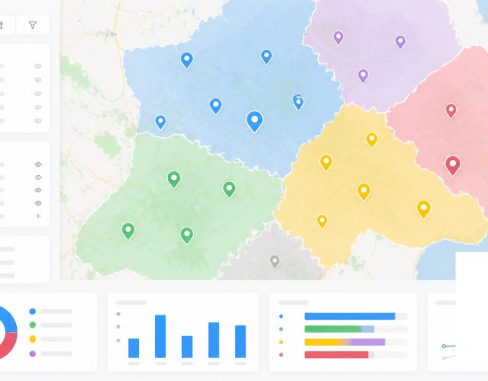 How to Prevent Franchise Cannibalization with Data featured image with clean mapping and analytics visuals.
