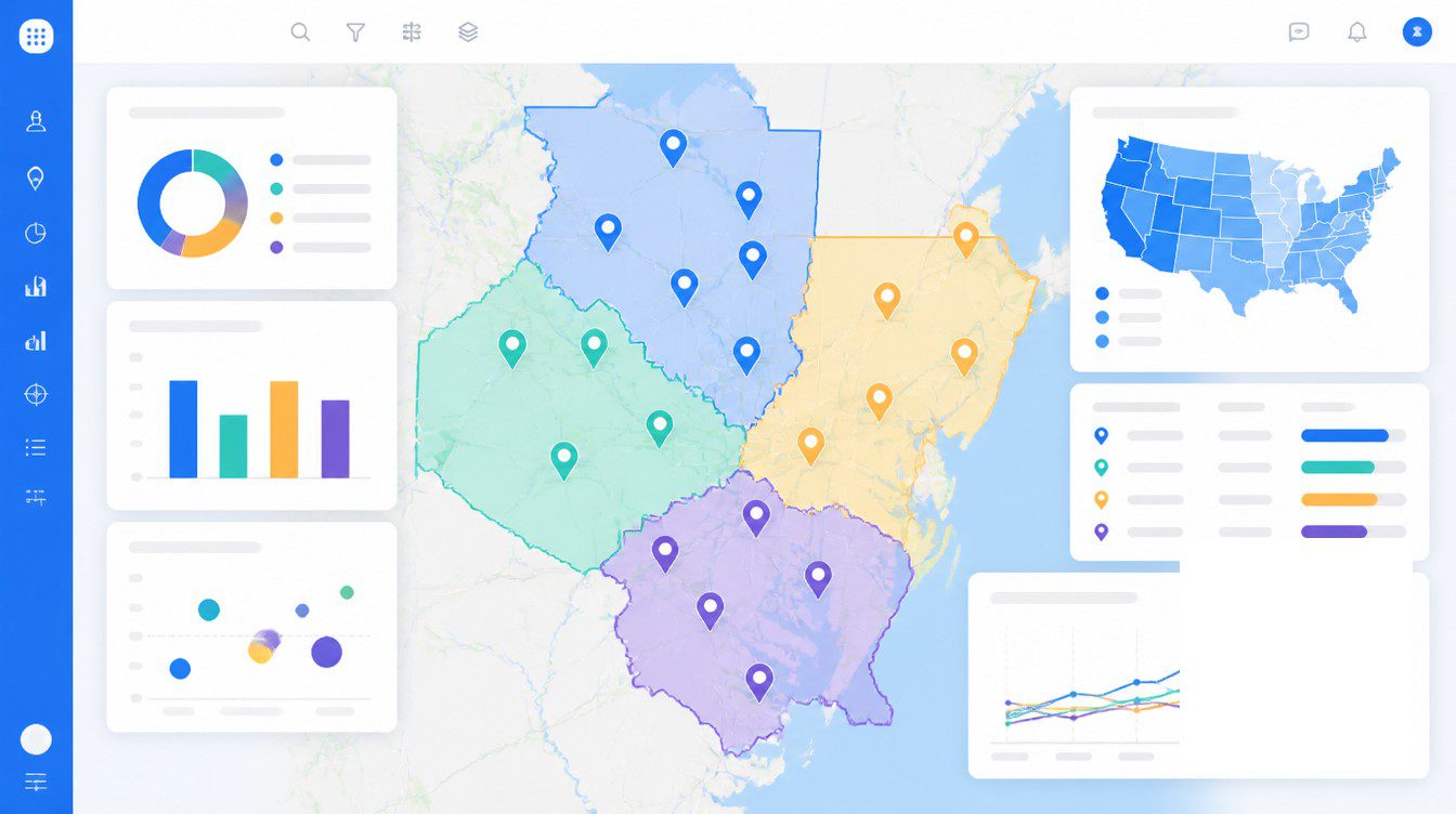 How to Tell If Your Sales Territories Are Unbalanced featured image with clean mapping and analytics visuals.