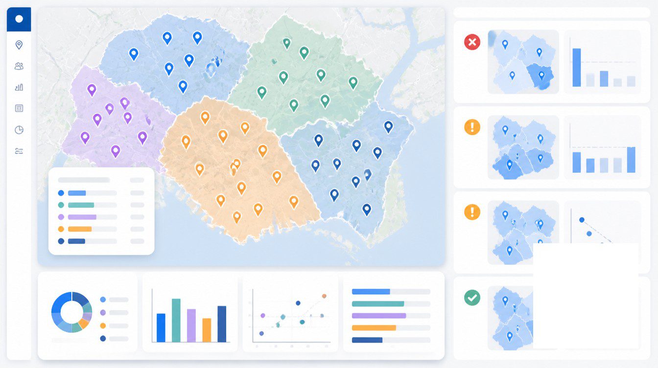 Frequently Asked Questions visual for how to tell if your sales territories are unbalanced.