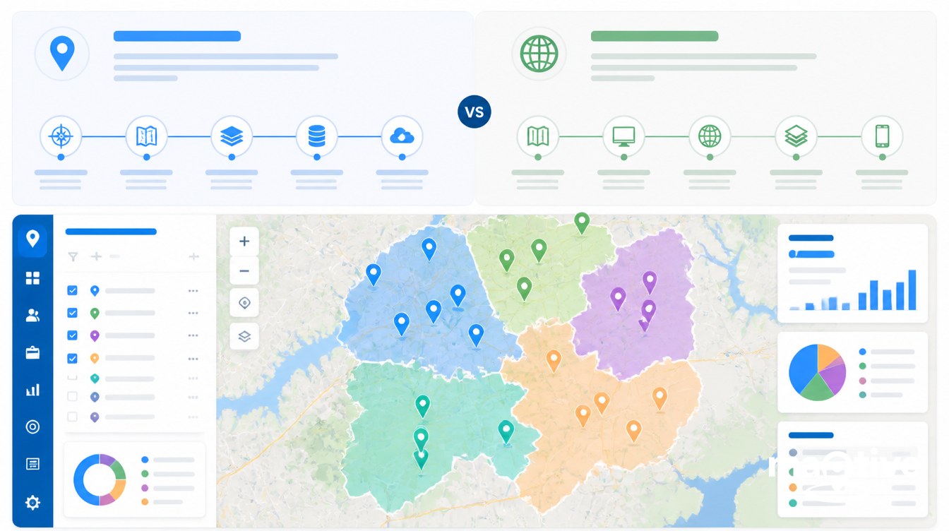 Definitions and Origins visual for location intelligence vs gis: what’s the difference?.