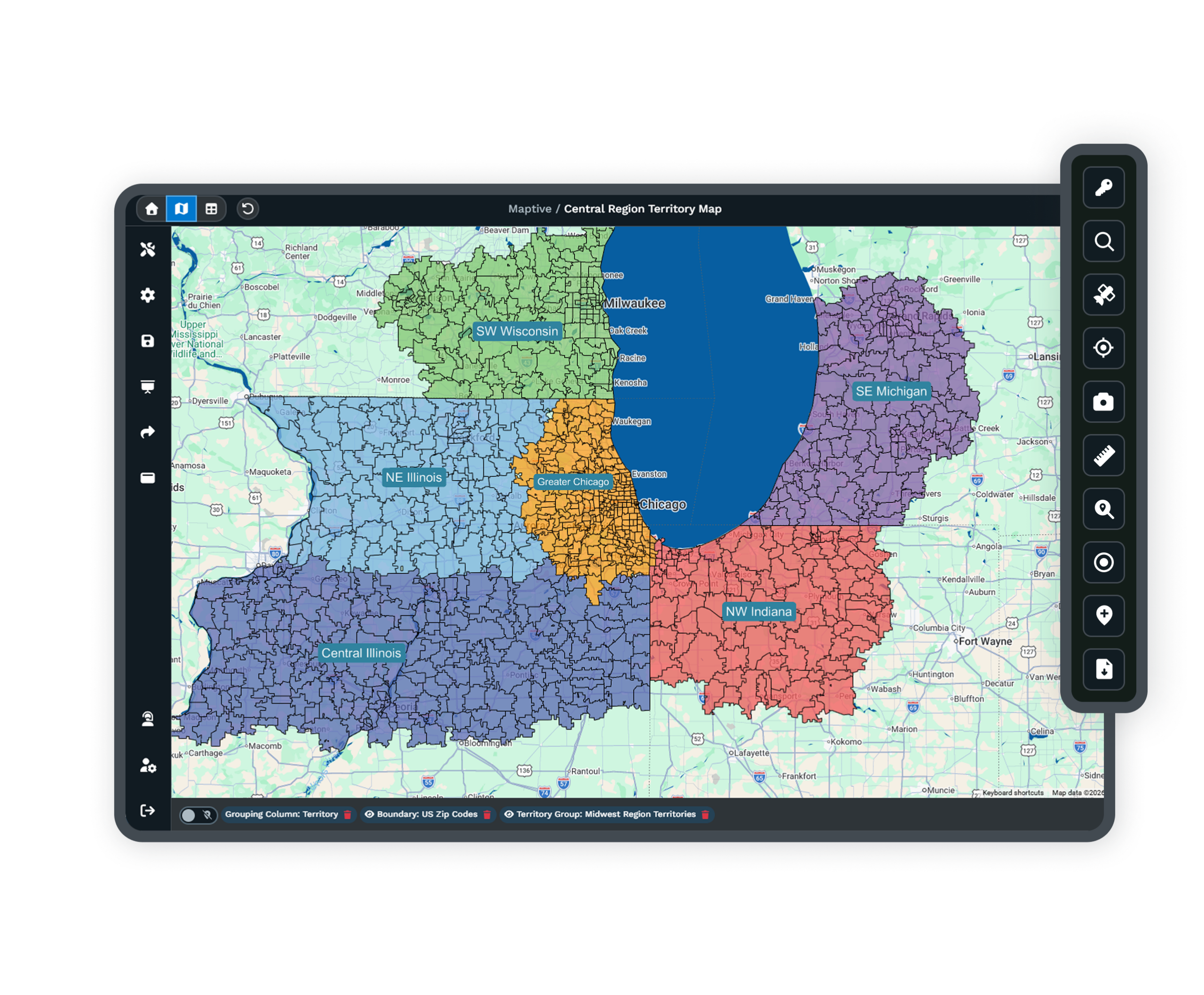 Maptive map example