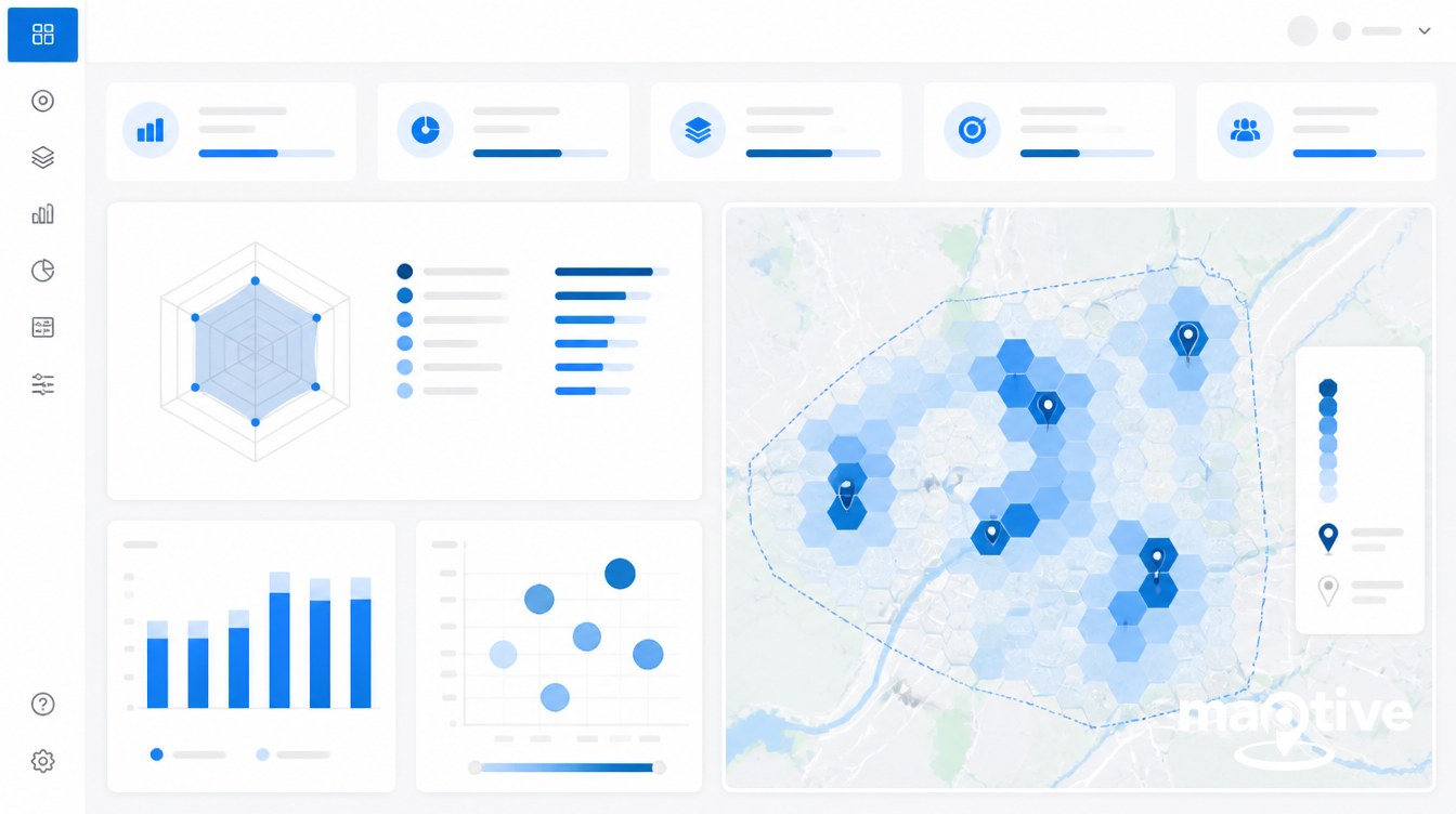 Performance Measurement and Whitespace Mapping visual.