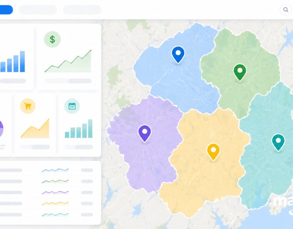 The 5 Metrics That Reveal Territory Health featured image with clean mapping and analytics visuals.