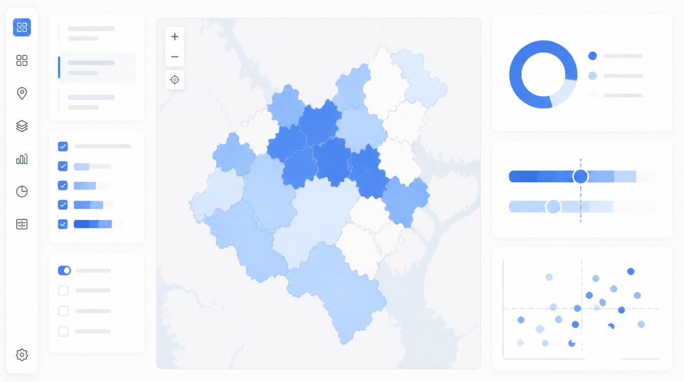 Penetration and White-Space Ratio visual for the 5 metrics that reveal territory health.