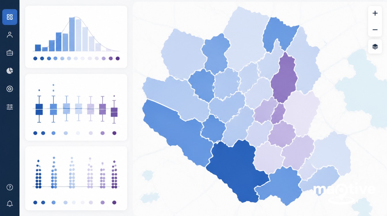 Win-Rate Dispersion Across Comparable Reps visual for the 5 metrics that reveal territory health.
