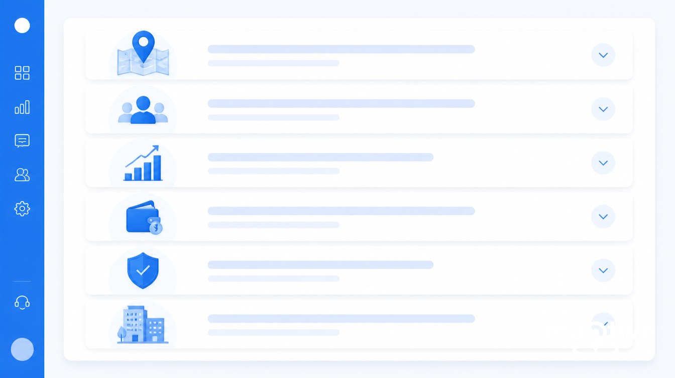 Frequently Asked Questions visual for the data-driven approach to choosing a business location.