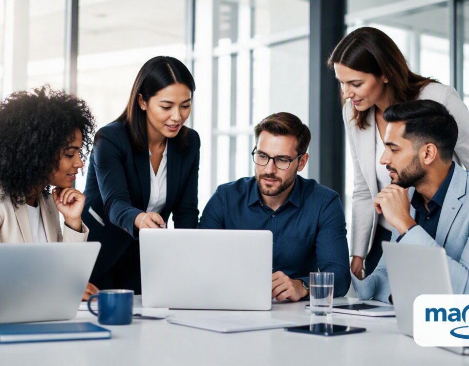 Turn a Regional Data Table Into a Map Leaders Will Read hero image showing a professional business team planning together.