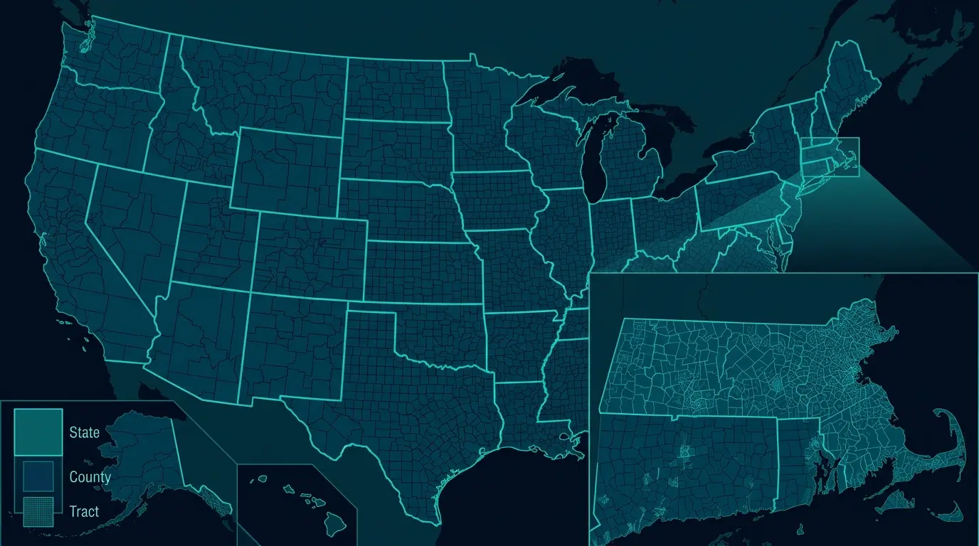 How to Choose the Census Geography to Map