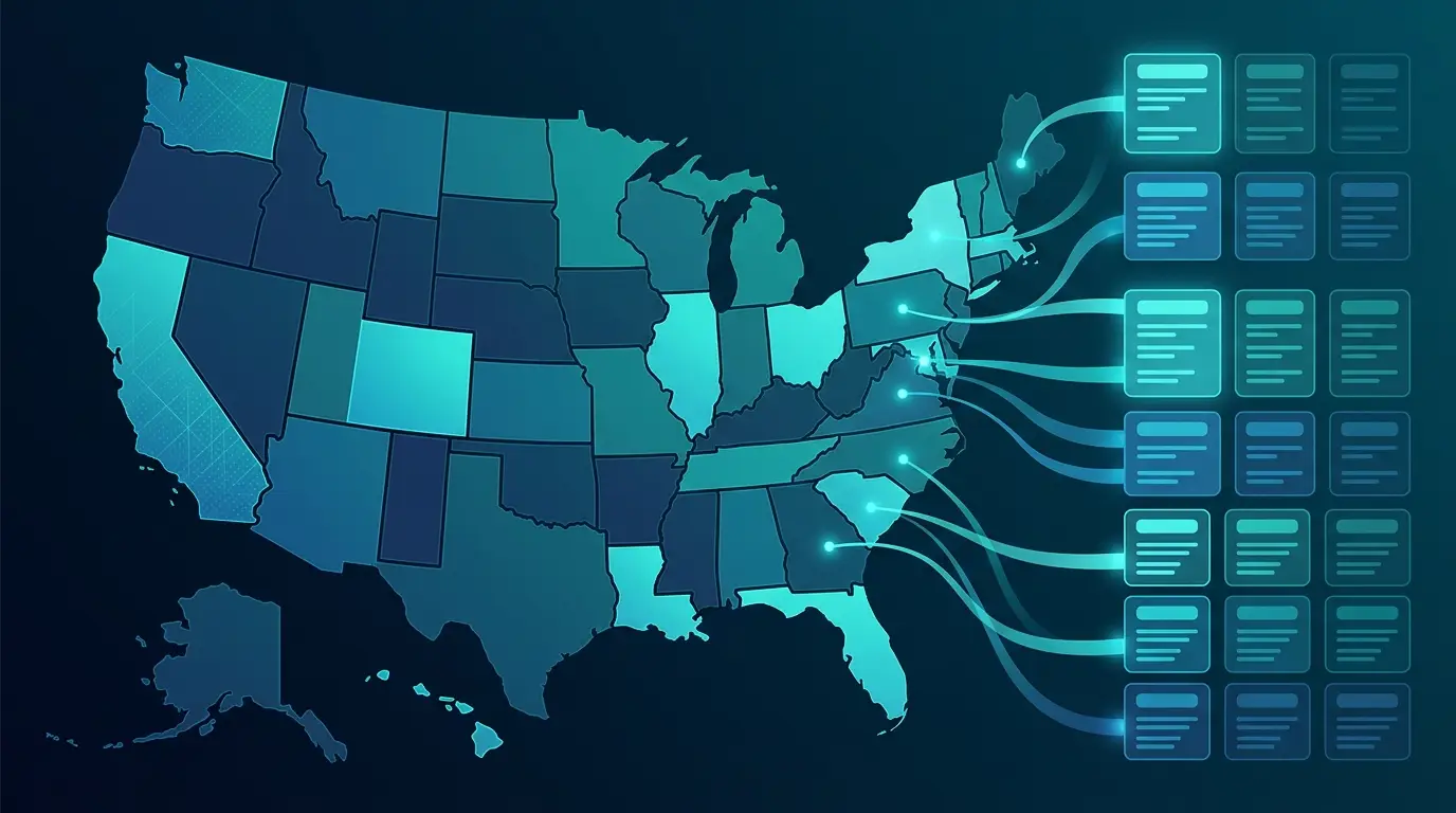 Matching Rows to State Boundaries