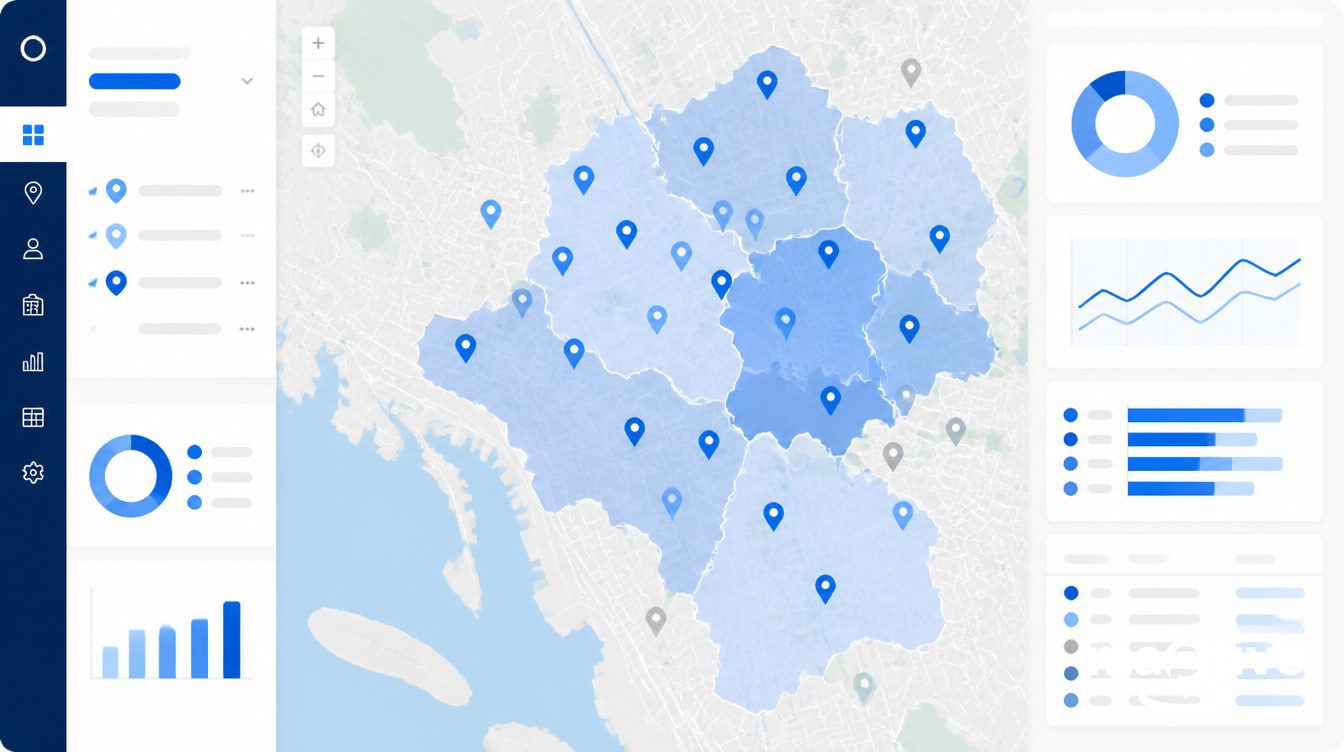 Why 90% of Your Business Data Has a Location Component You’re Ignoring featured image with clean mapping and analytics visuals.