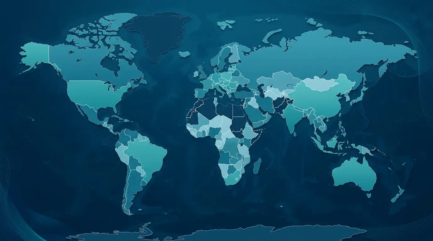 Blank Countries and Disputed Borders
