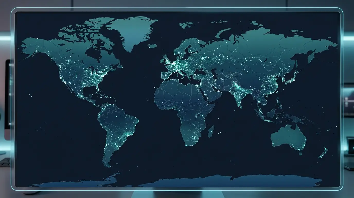 Plotting International Addresses